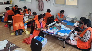 명태어등 제작 지원봉사활동1