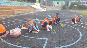 학교환경개선 지원봉사활동2